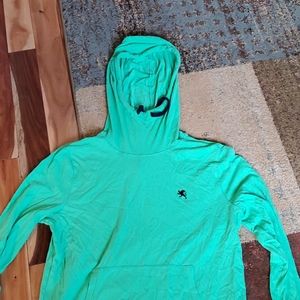 Express Men's green hoodie. XL